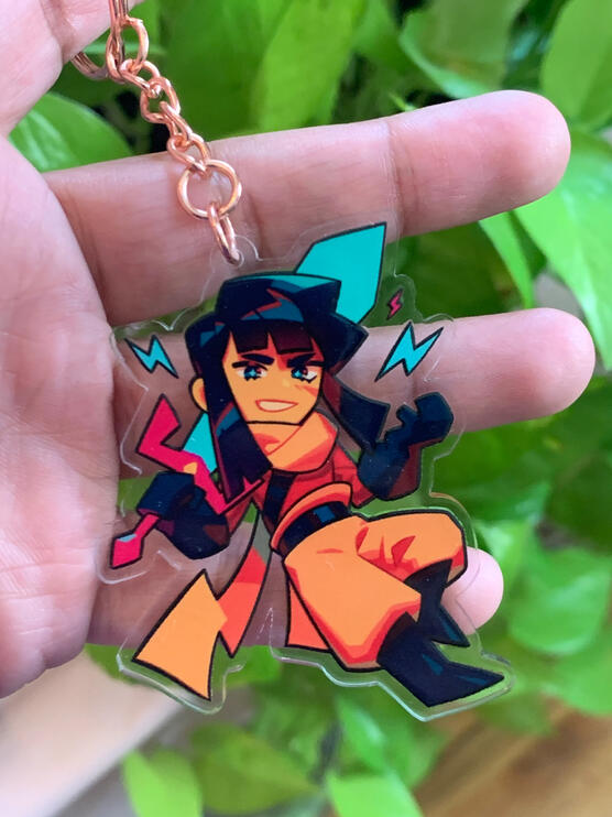 2.5" Clear Acrylic Charm of Audrey from Wandersong